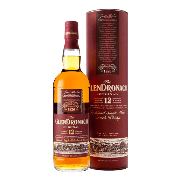 Glendronach 12 years old Sherry Cask Matured Whisky 70cl