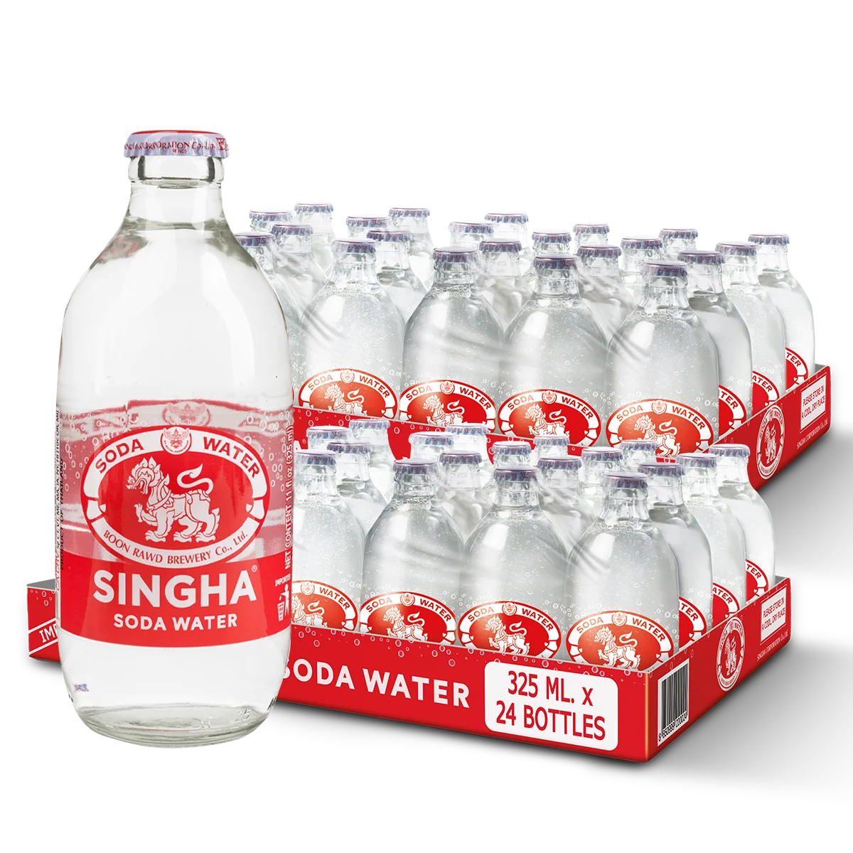 Singha Soda Water 325ml X48 (2 Cases)