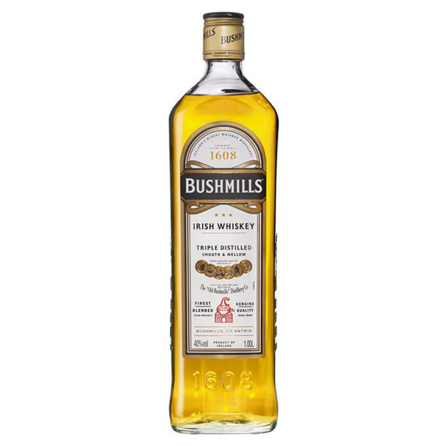 Bushmills Tripple Distilled Single Malt Whisky 1L