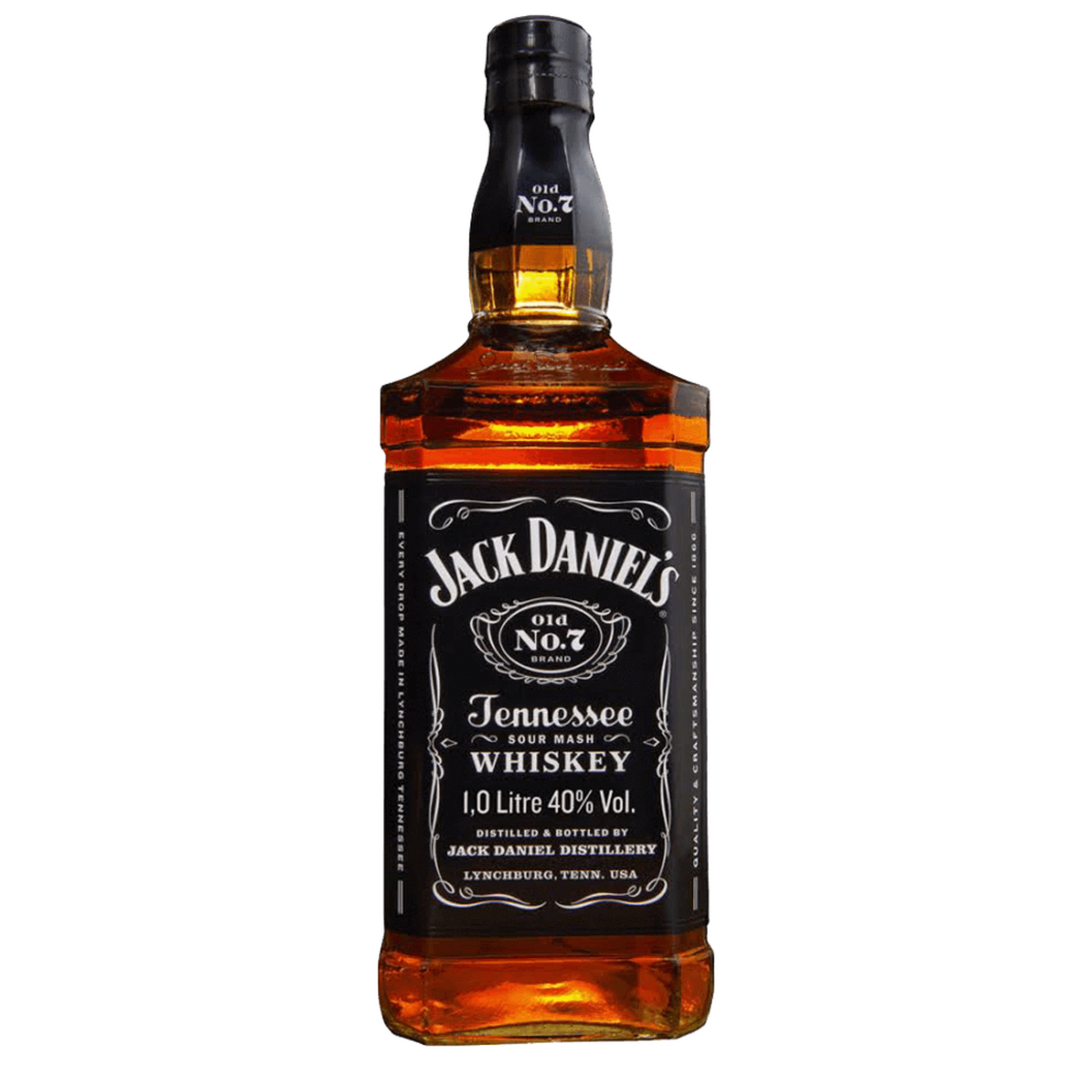 JACK DANIEL'S AMERICAN WHISKY 1 LITER GET FREE ROCK GLASSES