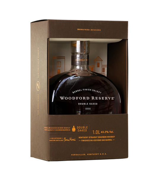 Woodford Reserve Double Oaked Bourbon Whiskey  45% Abv 1000ml